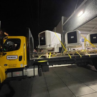 San Francisco - cases for video projectors installed outdoor